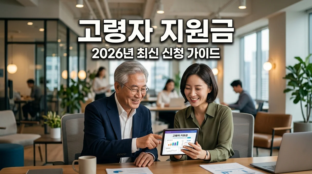 고령자 고용 지원금 신청방법 및 대상 2026년 최신 가이드 (최대 1,080만원)