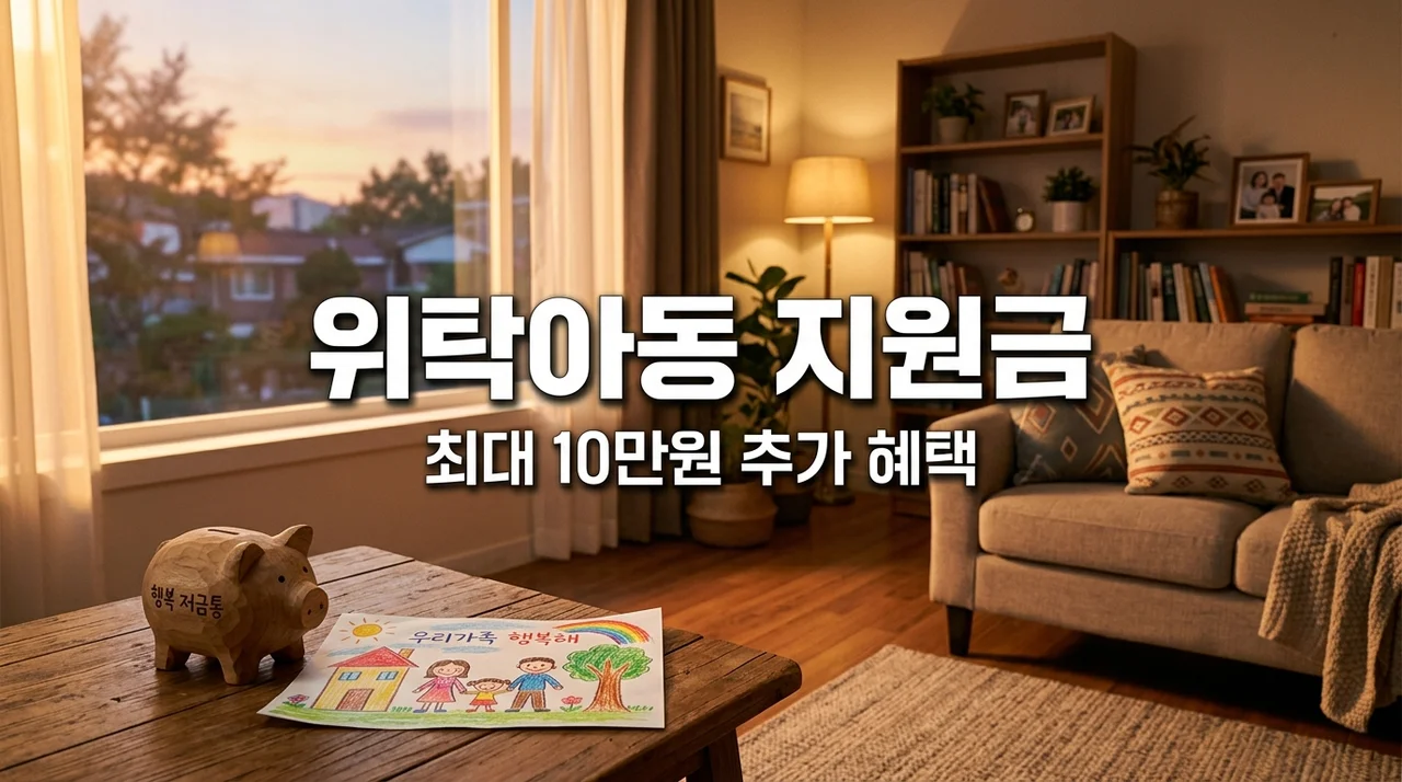 최대 10만원 가정 위탁 아동 지원 정책 및 혜택 총정리