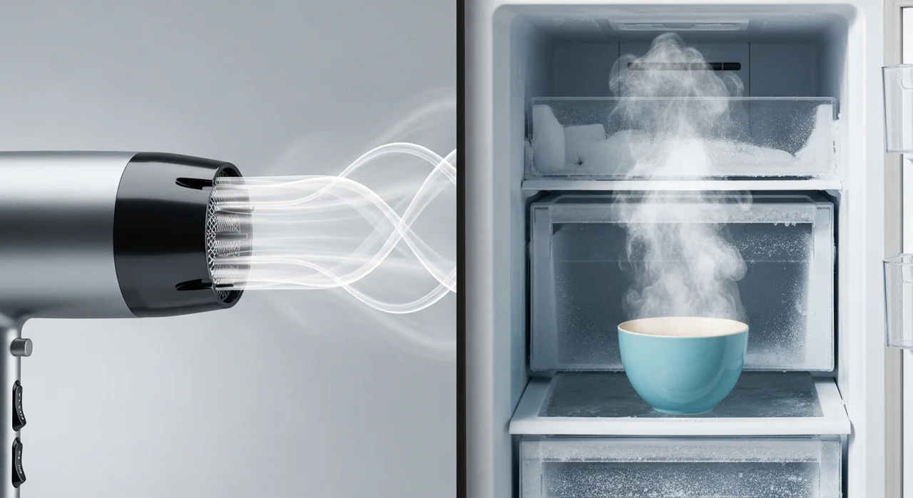 헤어드라이어 vs 뜨거운 물 그릇, 어떤 게 더 좋을까?