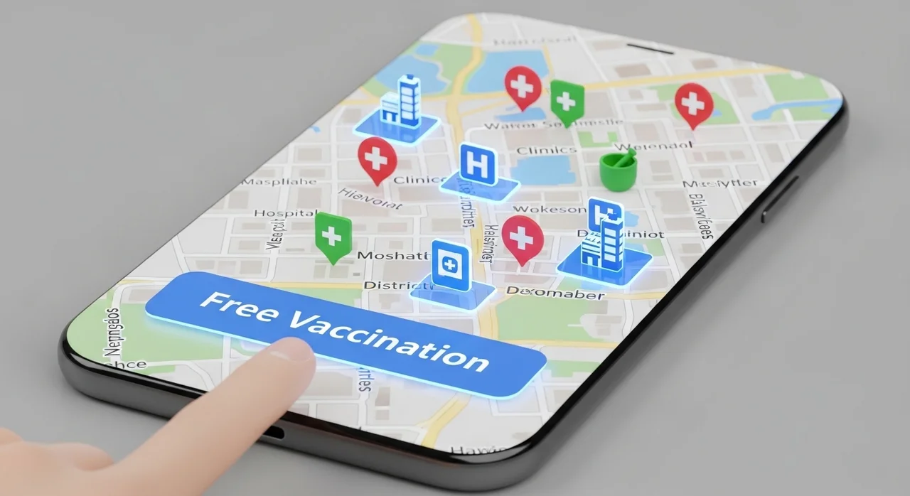 우리 동네 무료 접종 가능한 병원, 1분 만에 찾는 법