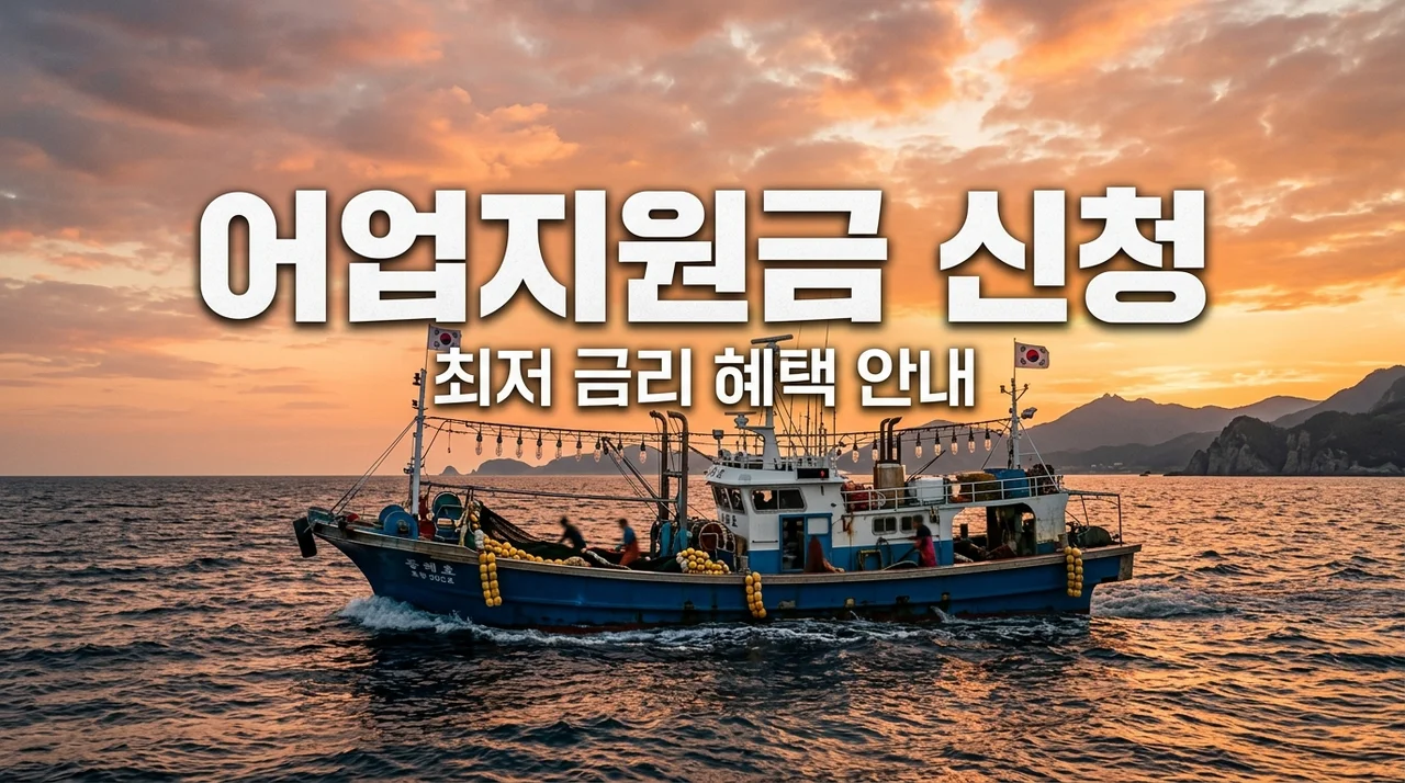 수협 어업 경영지원금 신청방법 및 조건 (2026년 시중금리보다 저렴하게)