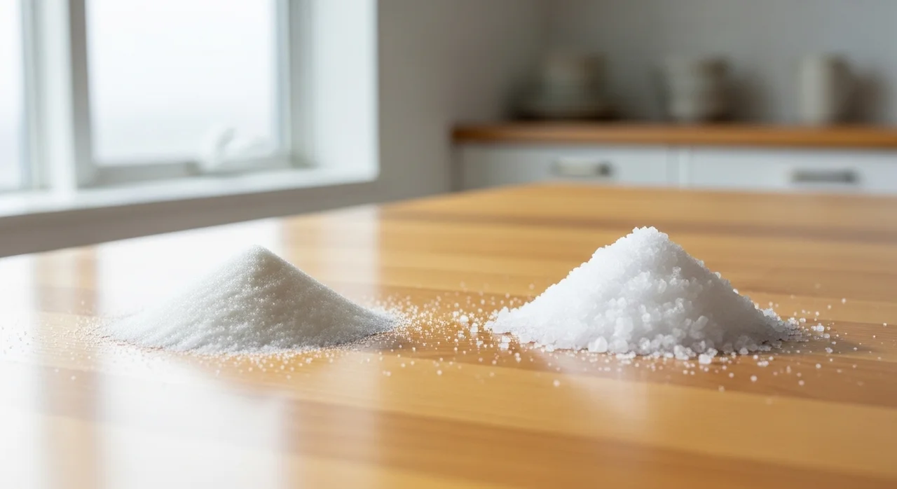 설탕이 굳는 원인과 소금과의 차이점