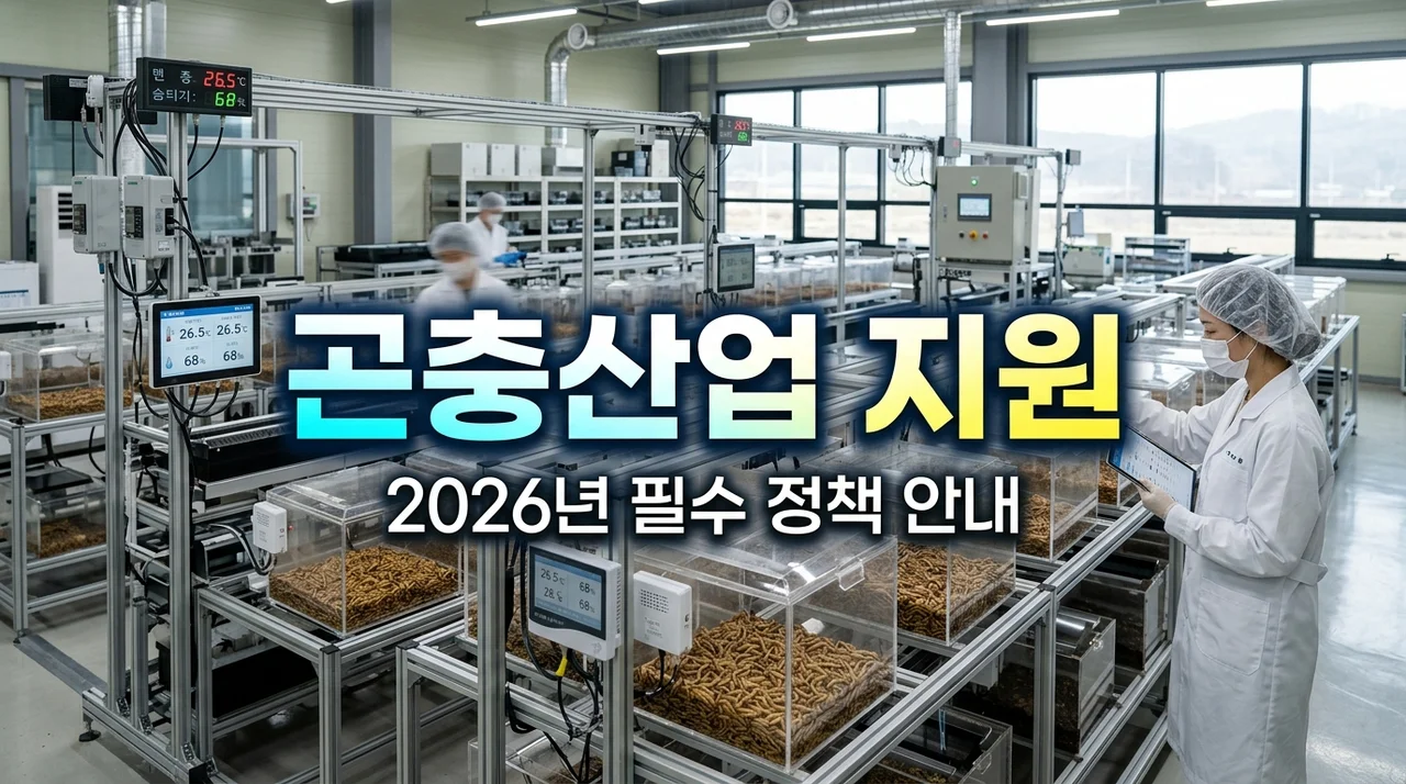 곤충산업 육성 지원 정책 총정리 | 2026년 필수 보조금 혜택