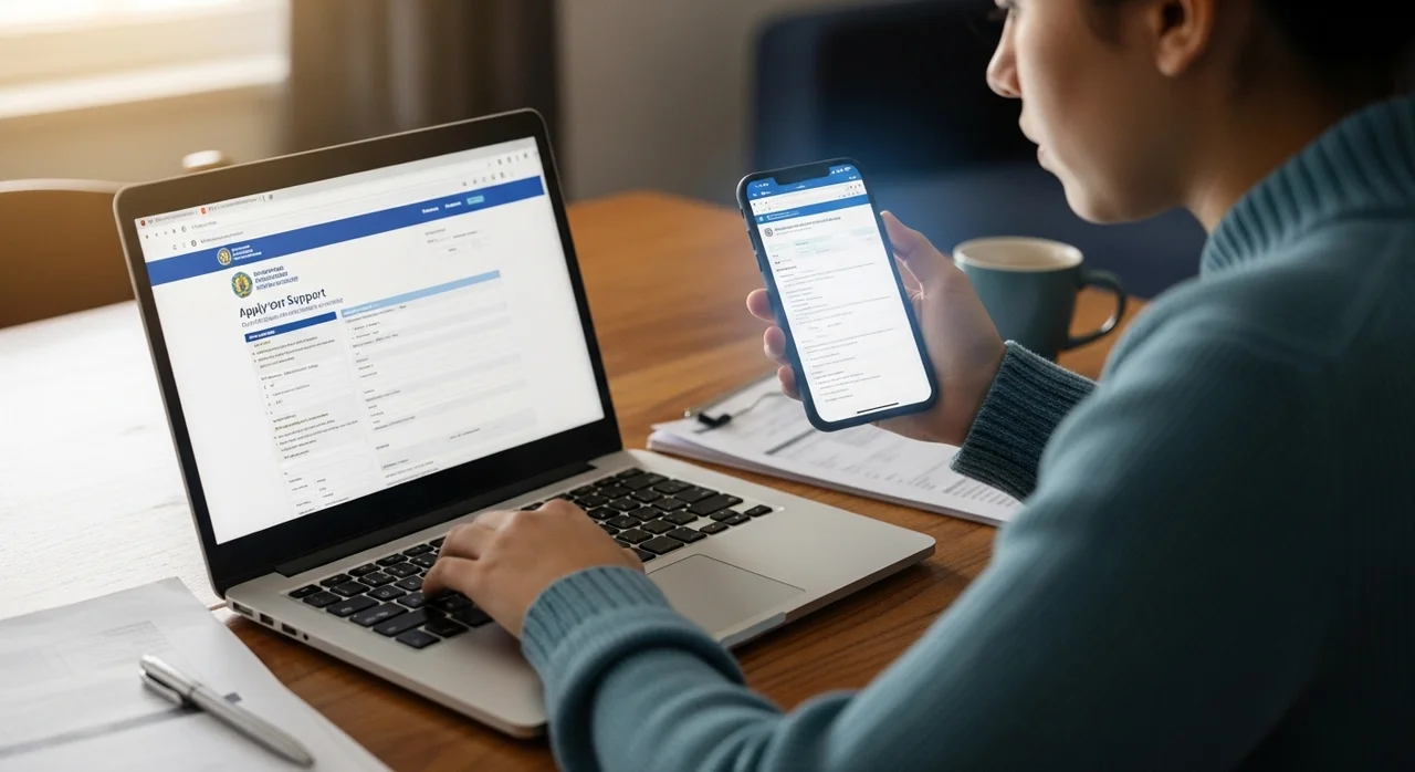 5단계로 끝내는 지원 신청 절차