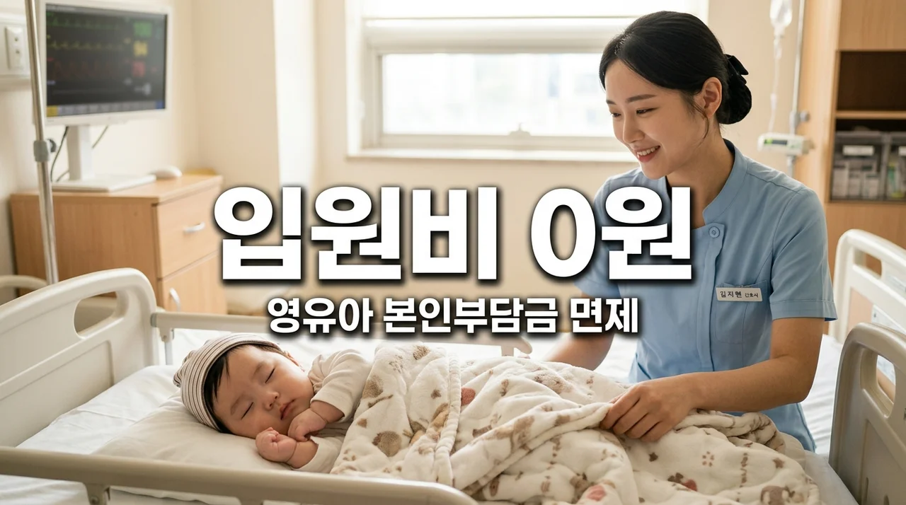 영유아 입원비 본인부담금 면제 신청 방법 | 2세 미만 0원 혜택 정리