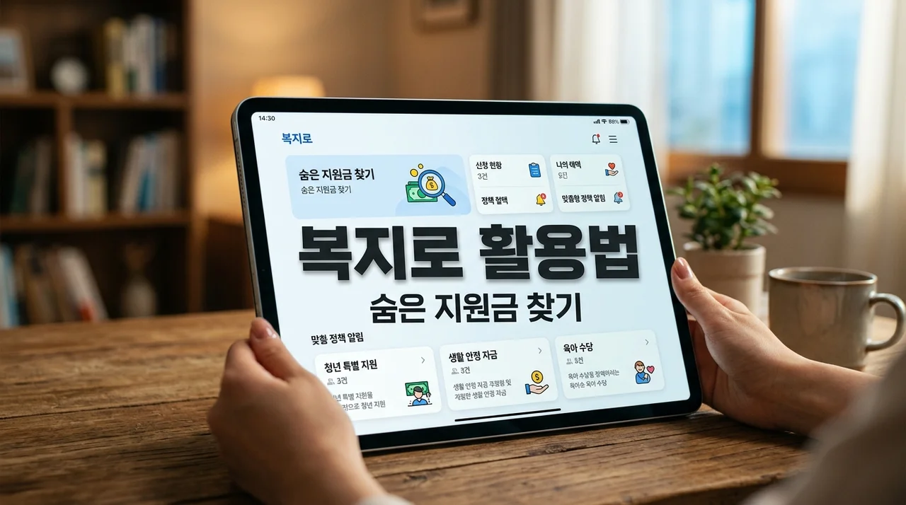 복지포털 복지로 활용법: 숨은 정부 지원금 5분 만에 찾는 법