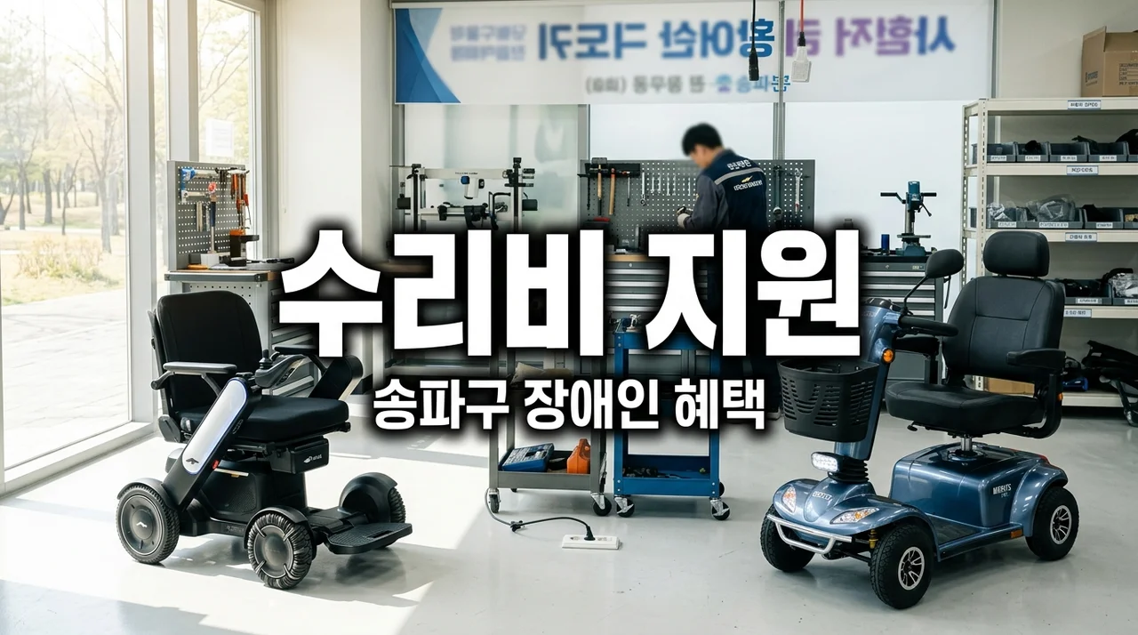 송파구 장애인 이동기기 수리비 지원 2026년 신청 방법 및 혜택 정리