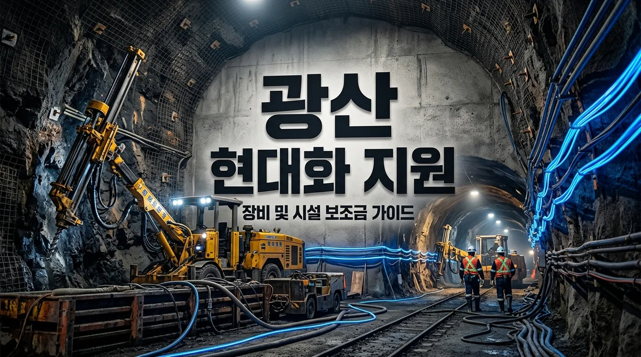 광산 현대화 지원 정책: 장비 및 시설 보조금 신청 가이드