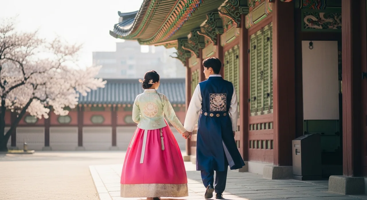 한복 입고 '인생샷'과 '무료 입장' 두 마리 토끼 잡기