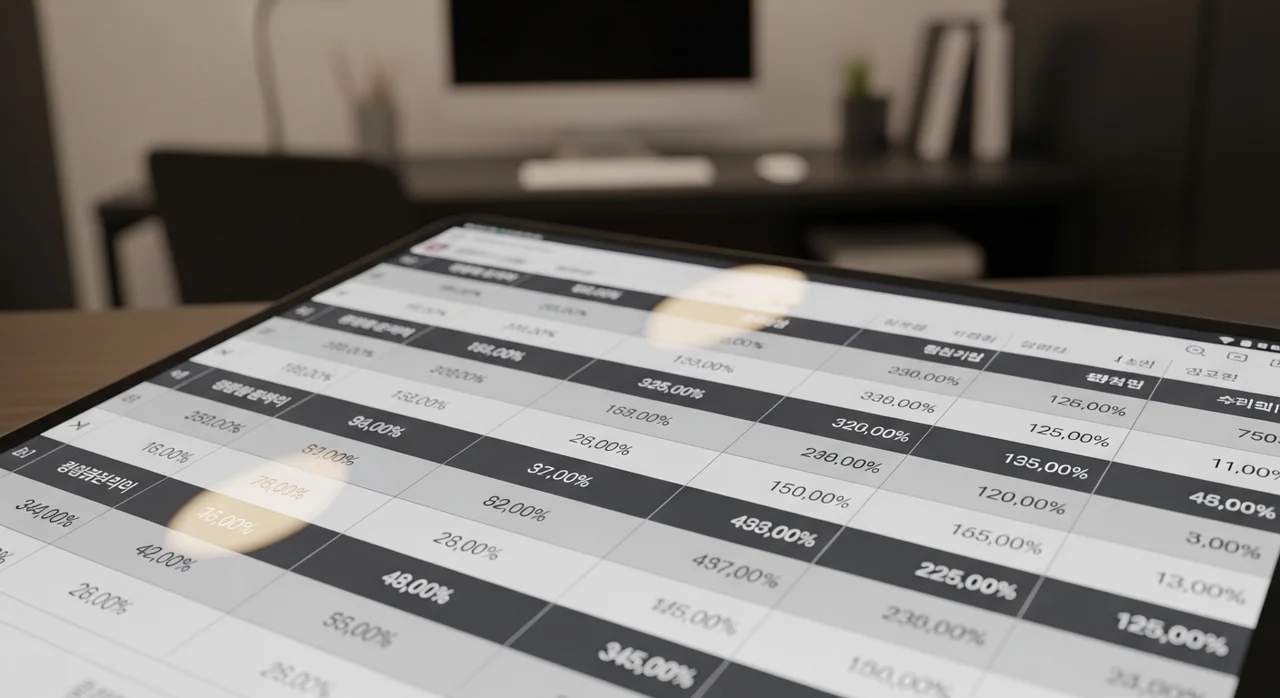 2026년 계급별 월급 및 인상분 비교표