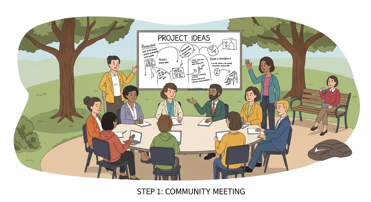 우리 마을 공동집하장 신청 및 설치 절차