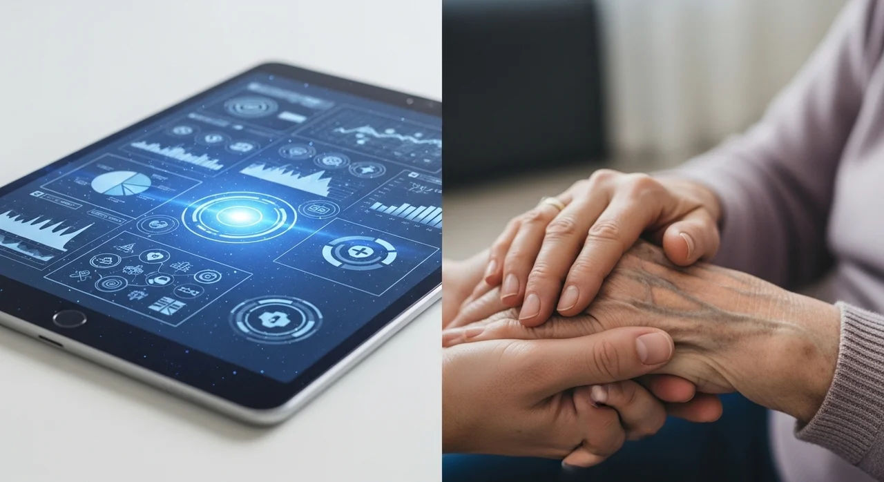 디지털 안부 확인 vs 기존 가정 방문 비교