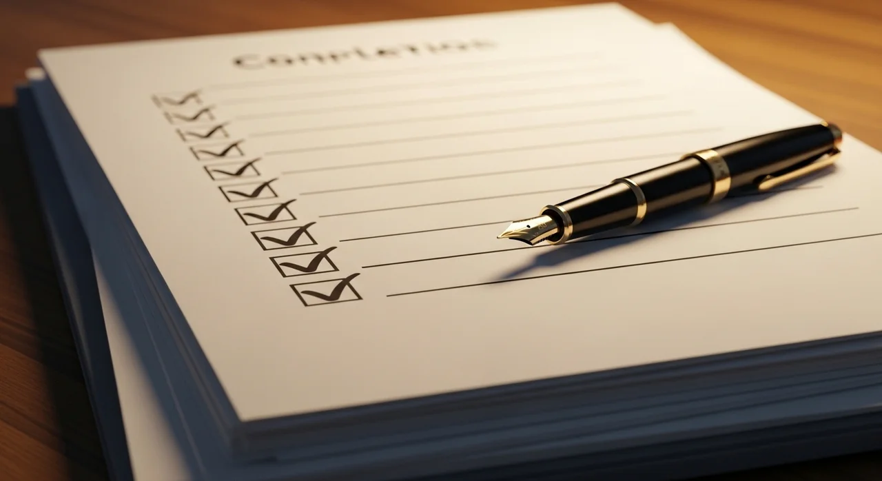 미리 준비하세요! 체크리스트