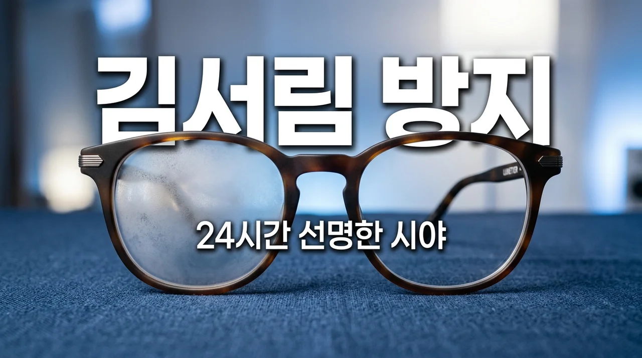 안경 김서림 방지 꿀팁 5가지와 추천 제품 비교 정리 (2026 최신)