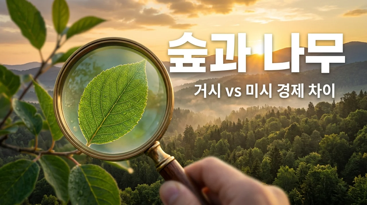 거시경제 미시경제 차이 완벽 정리! 숲과 나무로 이해하는 경제 기초