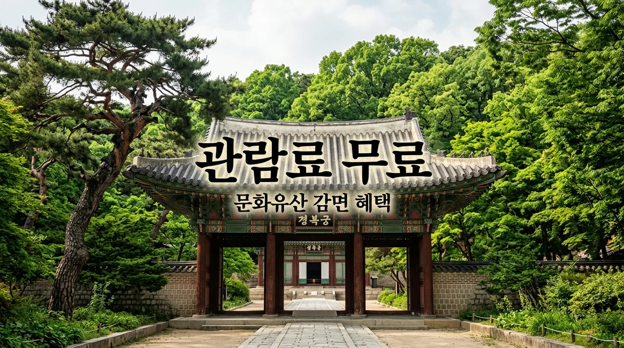 주말 나들이 지정 문화 유산 및 천연기념물 관람료 감면 혜택 총정리