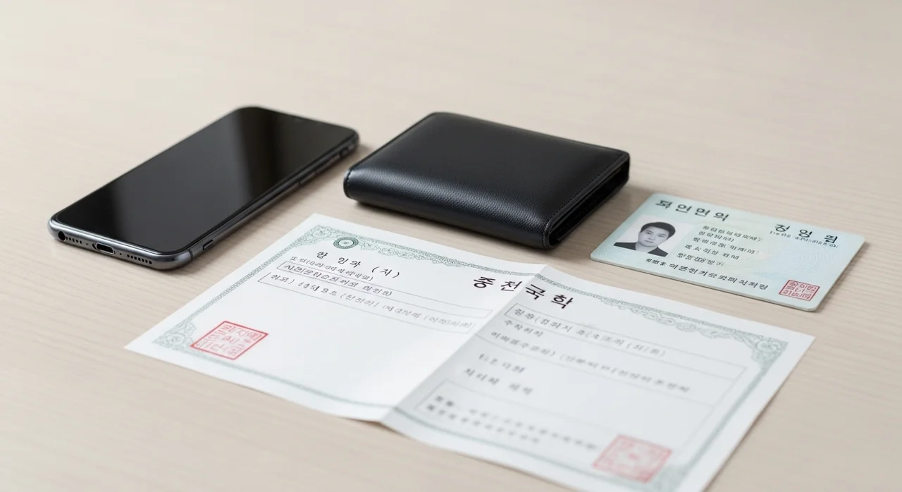 방문 전 가방 속 체크! 증빙 서류 리스트
