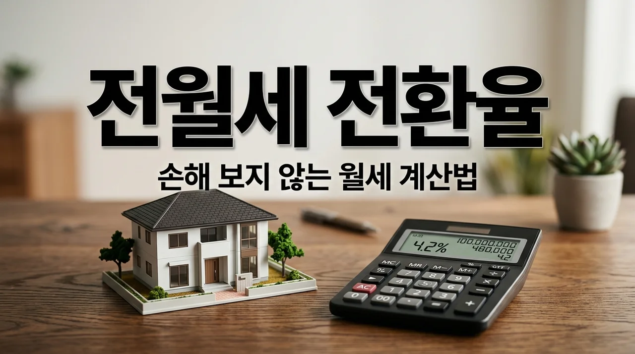 전월세 전환율 계산기보다 정확한 계산 방법과 법정 상한선 가이드