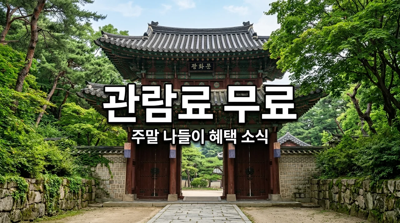 주말 나들이 필수 정보! 지정 문화유산 및 천연기념물 관람료 감면 혜택 완벽 가이드