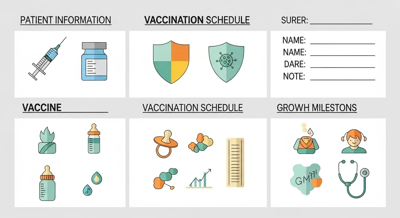 무료로 접종 가능한 18종 백신 리스트