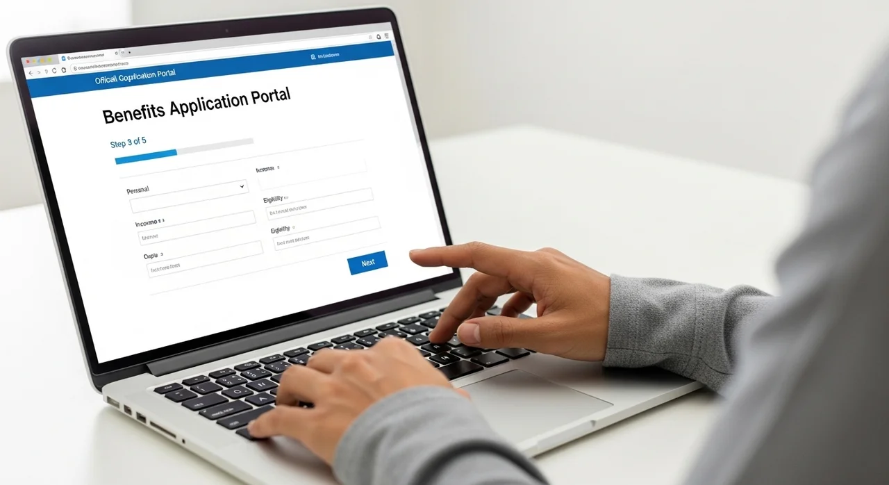 실패 없는 자립지원 신청 절차 (5단계)