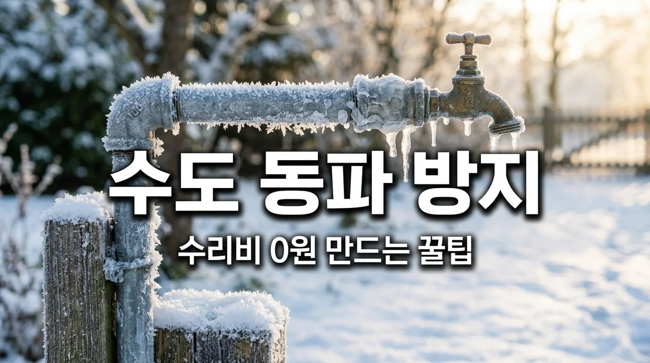 겨울철 수도 동파 방지 방법 5가지 | 계량기 관리와 응급처치 가이드