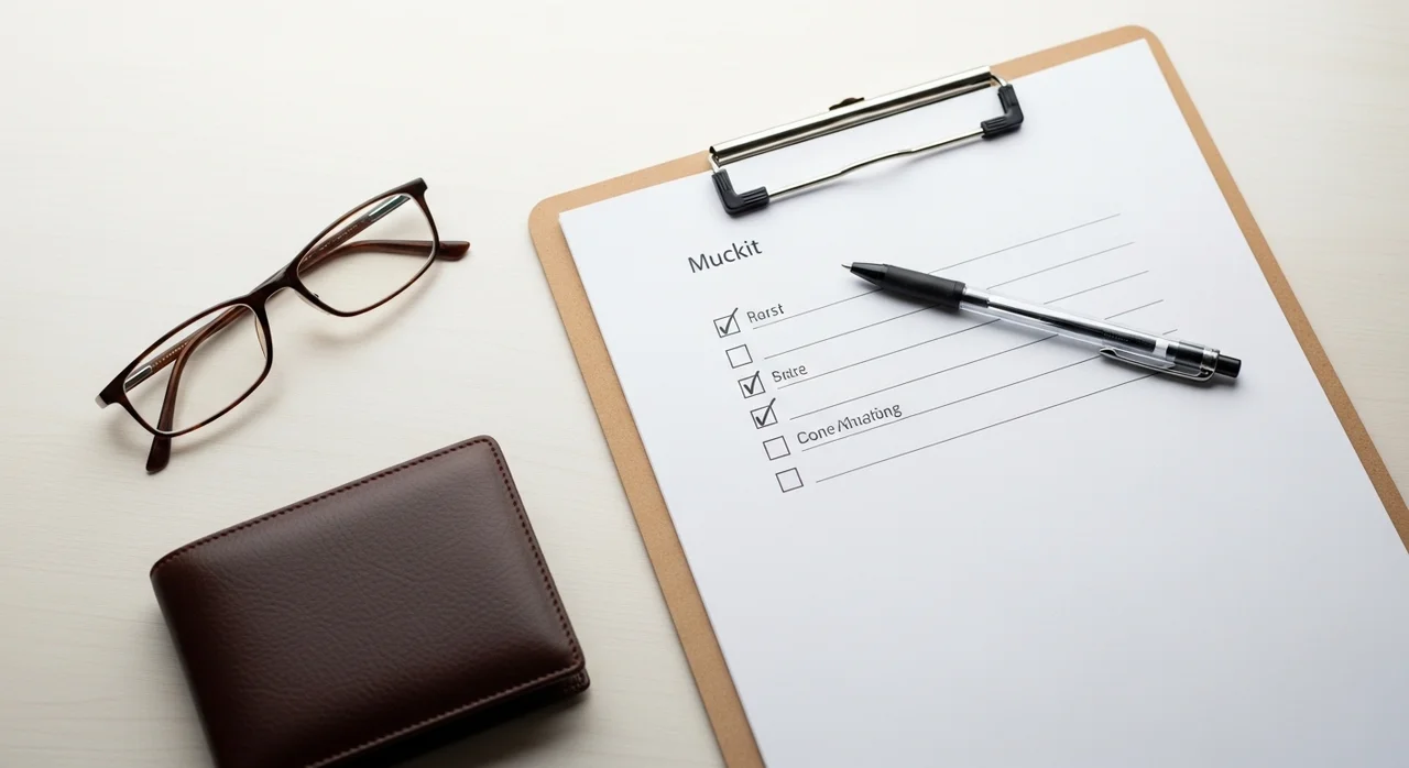 미리 챙기세요! 필수 준비물 체크리스트