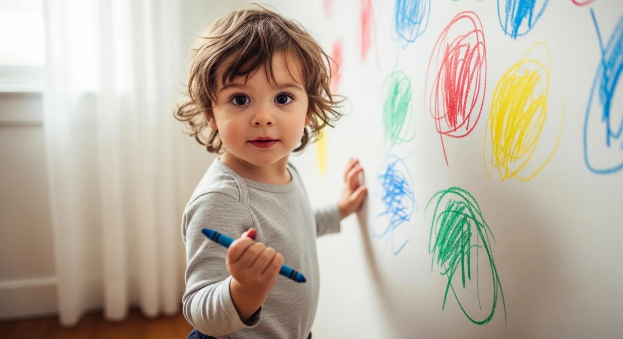 아이가 그린 벽지 위 낙서, 당황하지 말고 이렇게 대처하세요
