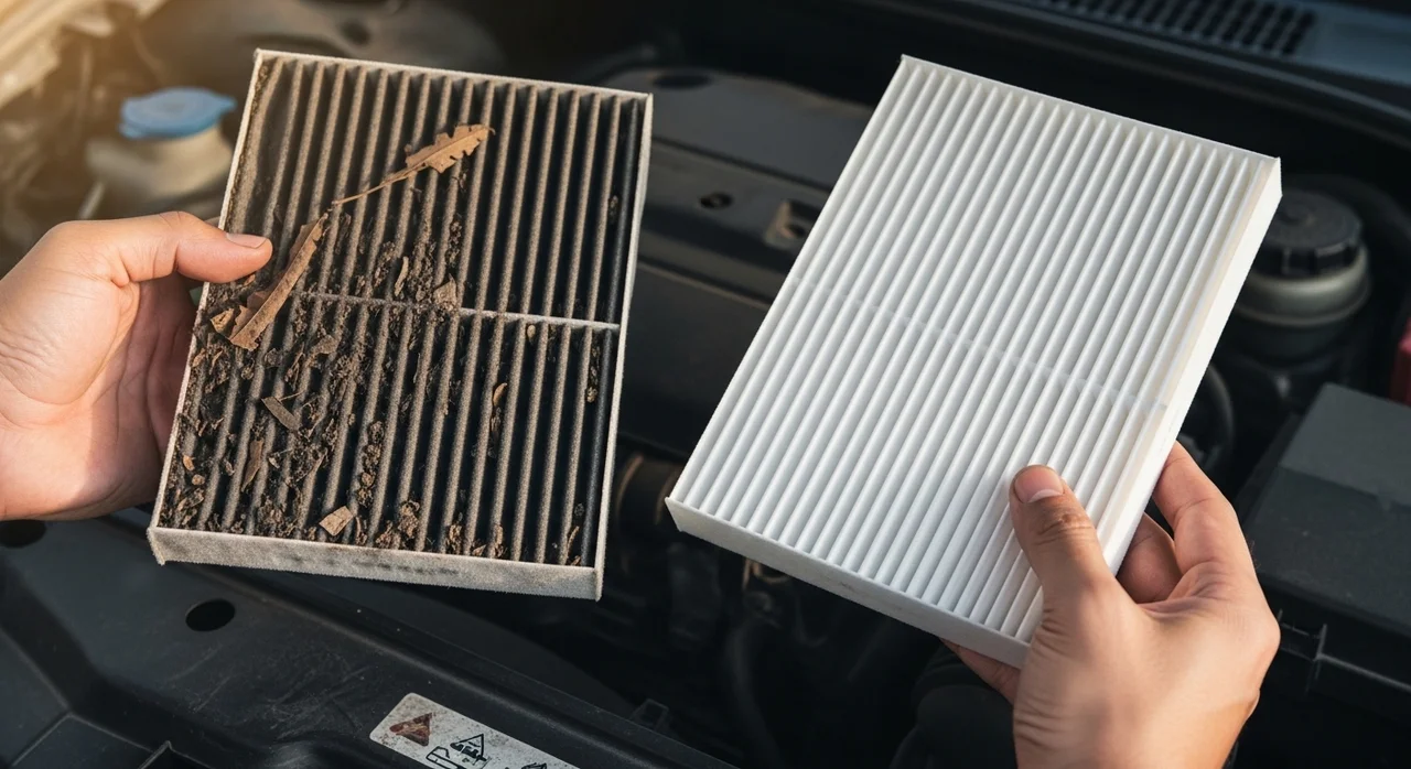 냄새의 근원, 에어컨 필터 교체하기