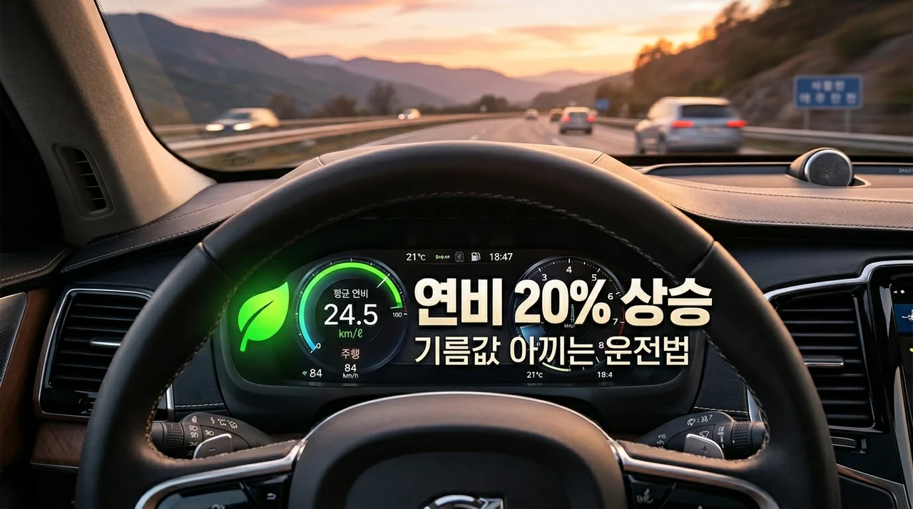 자동차 연비 높이는 운전 습관 7가지! 기름값 20% 아끼는 실전 비법