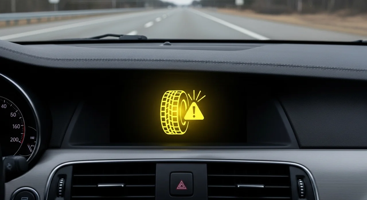 점검이 시급한 노란색 주의 경고등