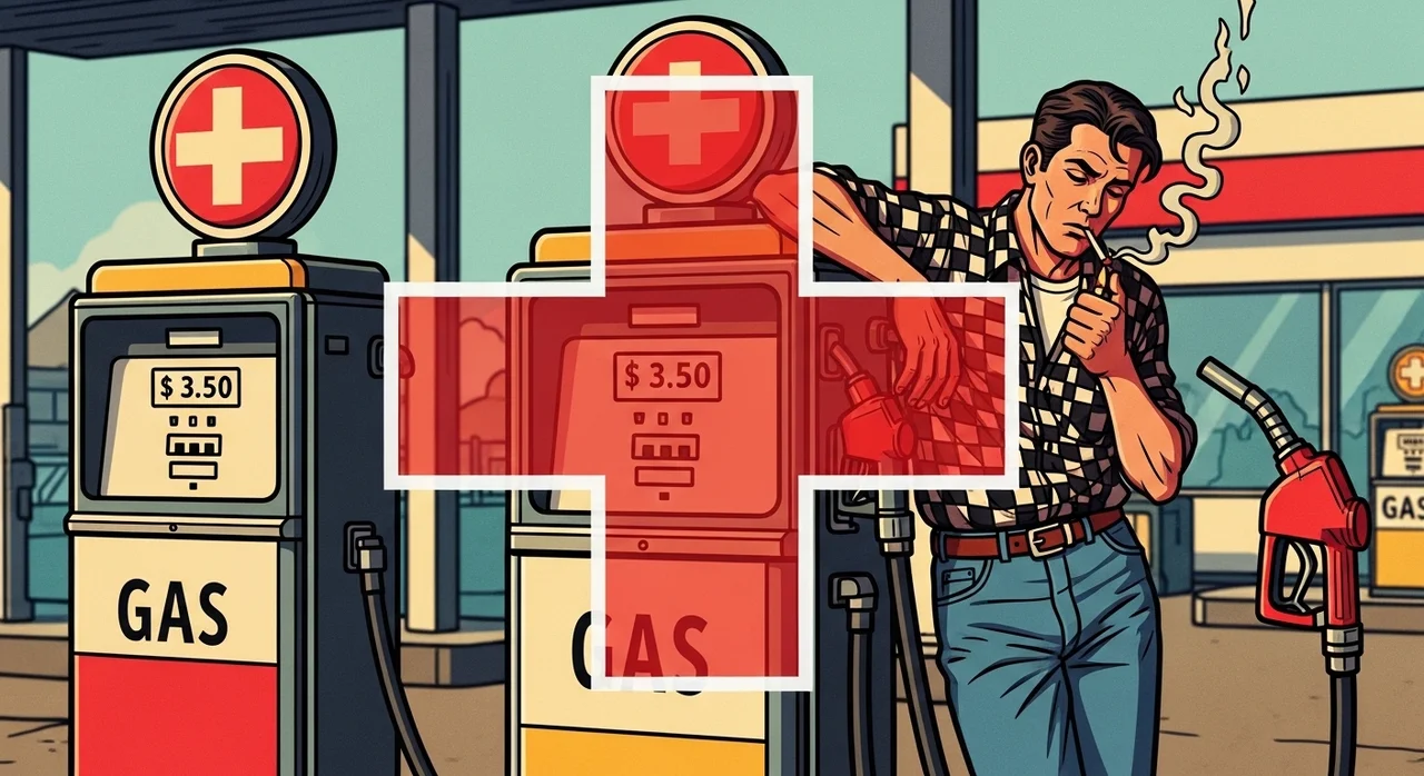 절대 금지! 주유소에서 하면 안 되는 위험 행동