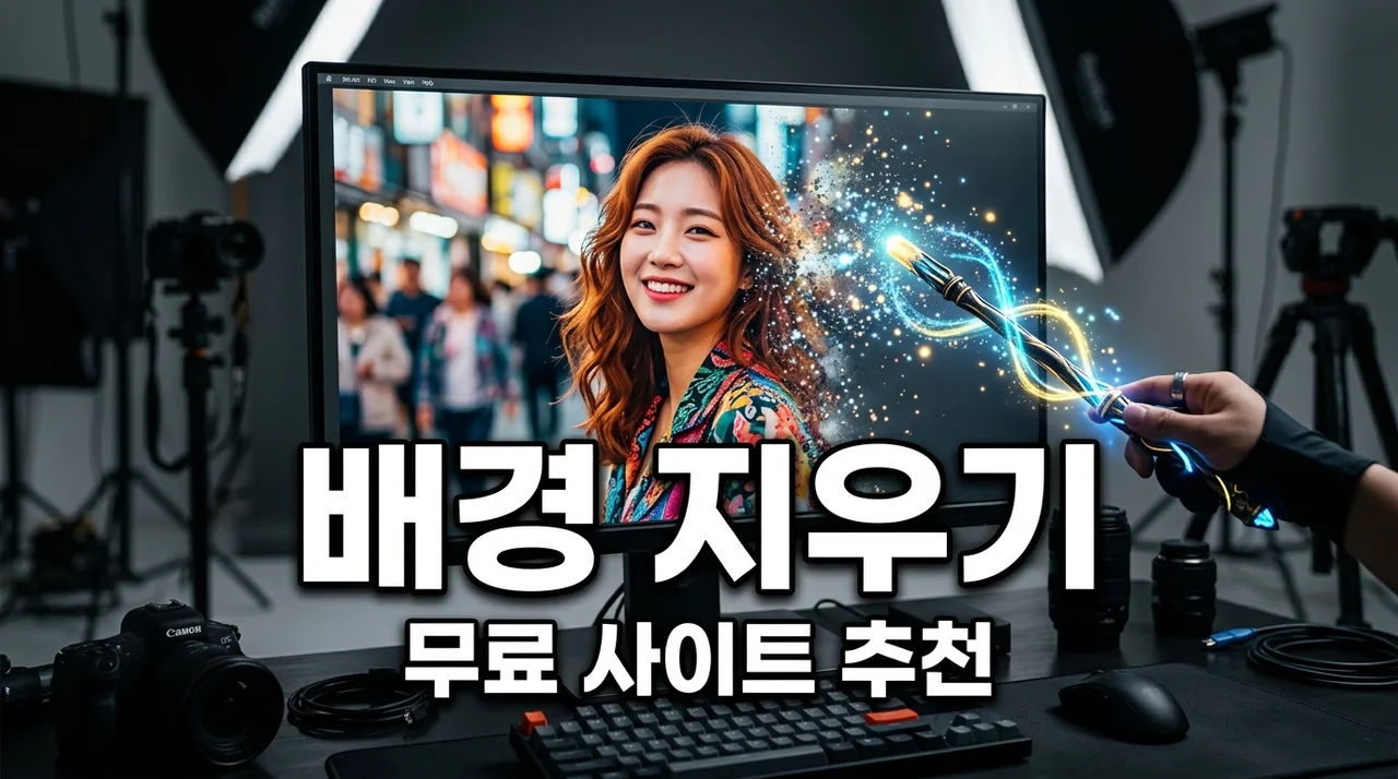 사진 배경 지우기 누끼 따기 무료 사이트 TOP 5 추천 (2026 최신)