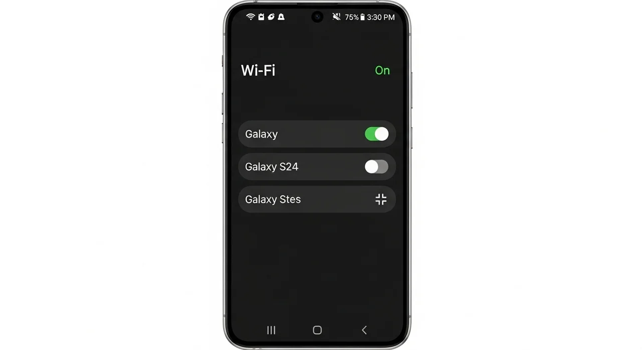 갤럭시 스마트폰에서 QR 코드로 비밀번호 확인하기