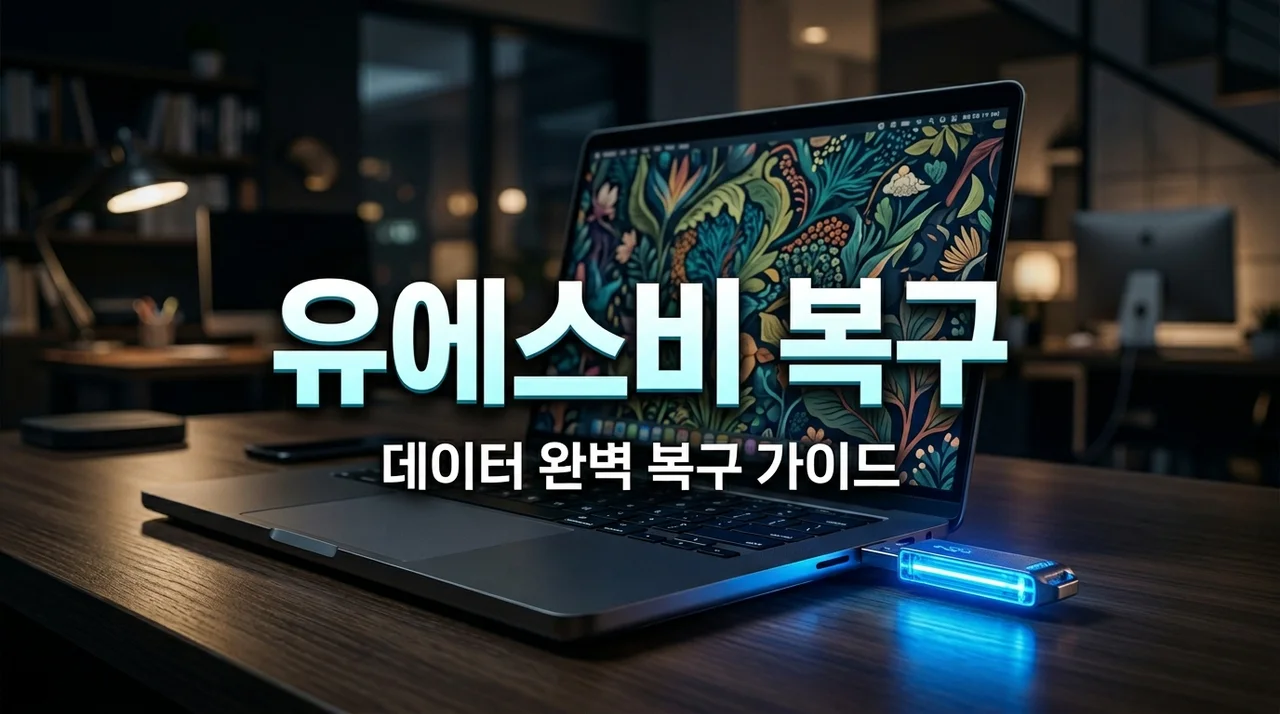 인식 안 되는 USB 복구 해결법! 데이터 살리는 5가지 완벽 가이드