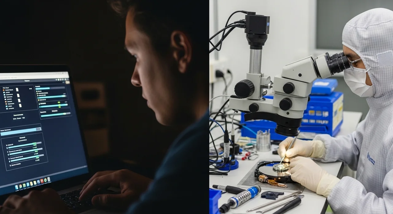 데이터 복구: 셀프 소프트웨어 vs 전문 업체 비교