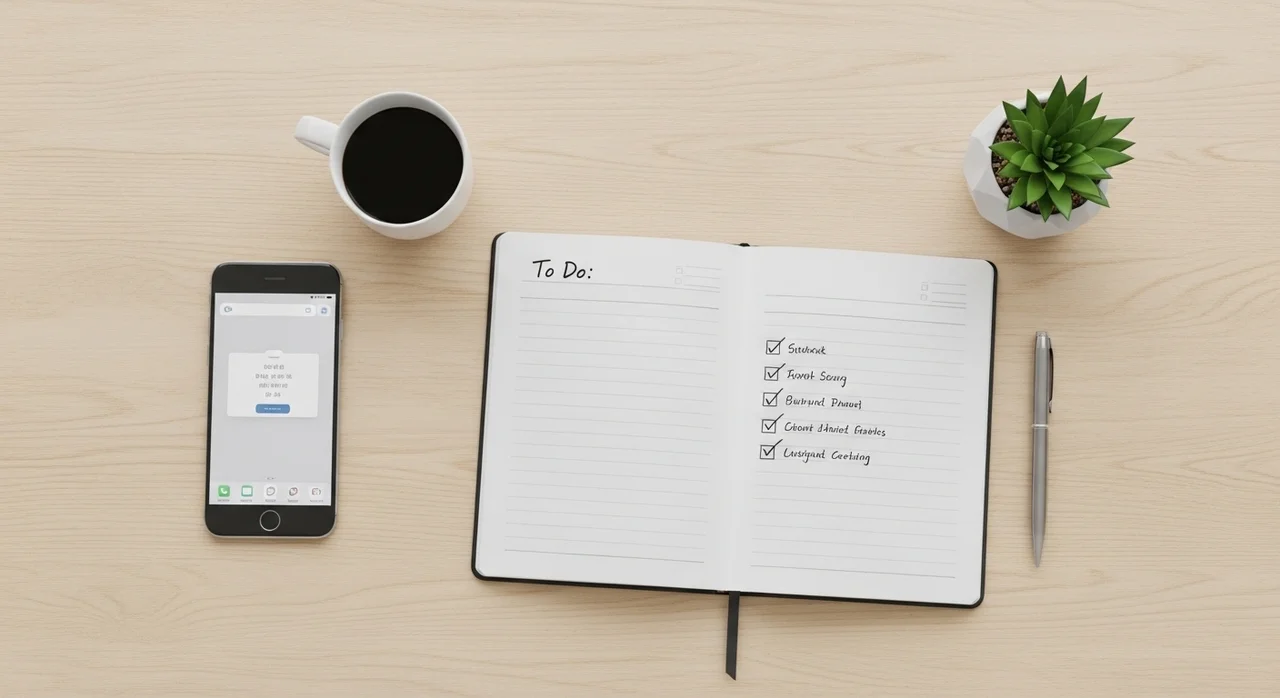 준비물 체크리스트: 시작 전 확인하세요