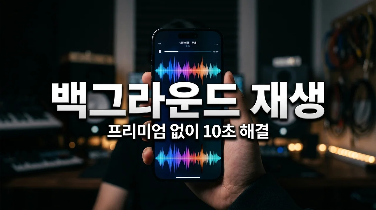 유튜브 프리미엄 없이 백그라운드 재생 방법 (갤럭시 아이폰 총정리)