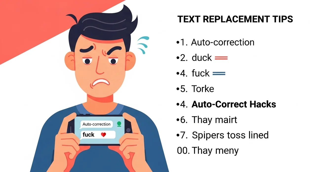 이것만은 주의하세요! 텍스트 대치 활용 팁