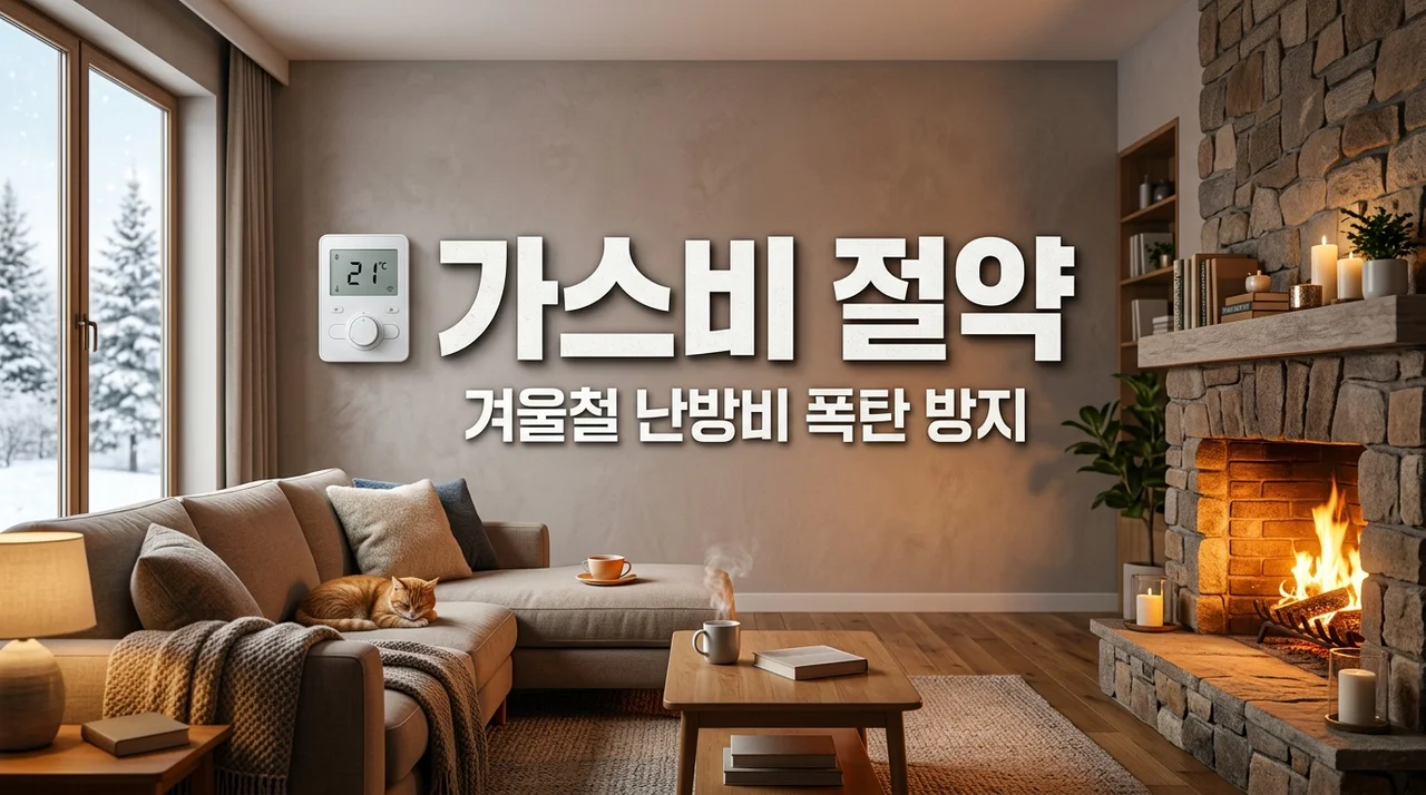 겨울철 보일러 가스비 절약 방법, 난방비 폭탄 막는 5가지 실전 팁