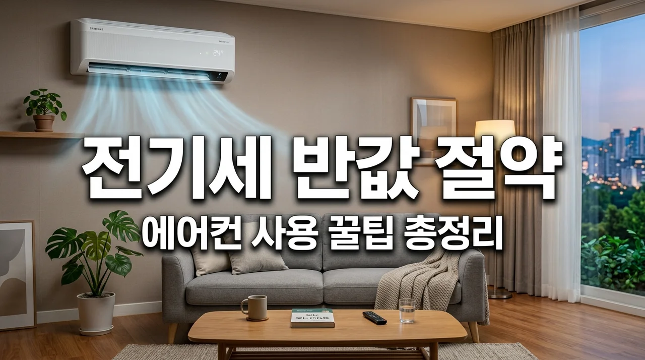 여름철 에어컨 전기세 절약 팁 5가지! 인버터 정속형 차이 완벽 정리