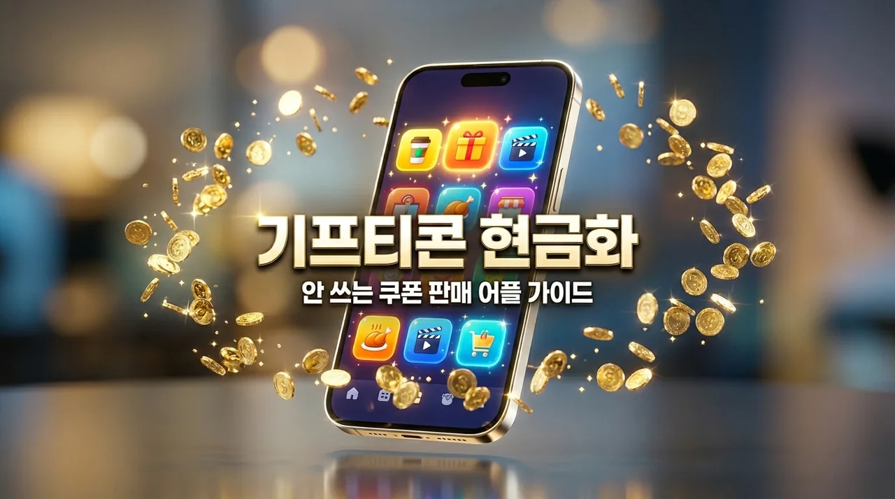 안 쓰는 기프티콘 환불 및 판매 어플 추천 TOP 3 현금화 꿀팁