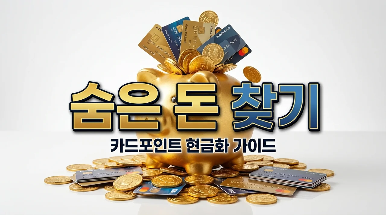 잠자는 내 카드 포인트 현금화 방법! 통합조회로 1분 만에 입금받기