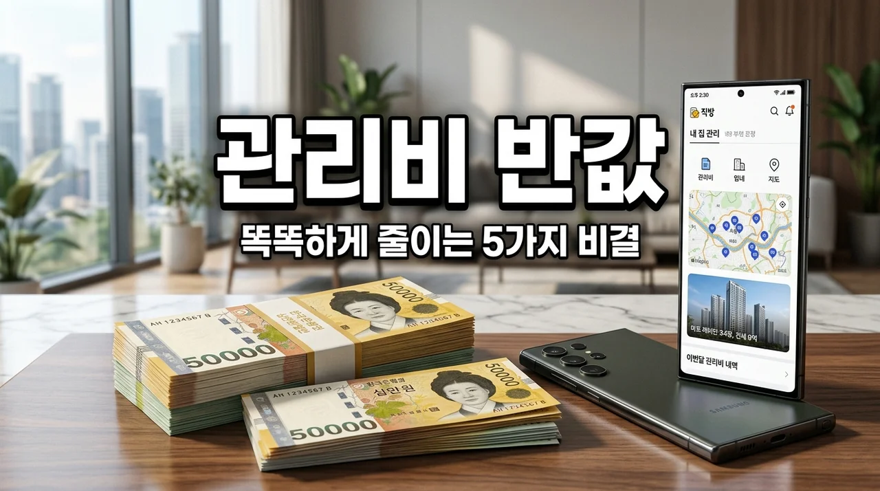 아파트 관리비 할인받는 방법 5가지! 카드 혜택부터 앱테크 비결까지