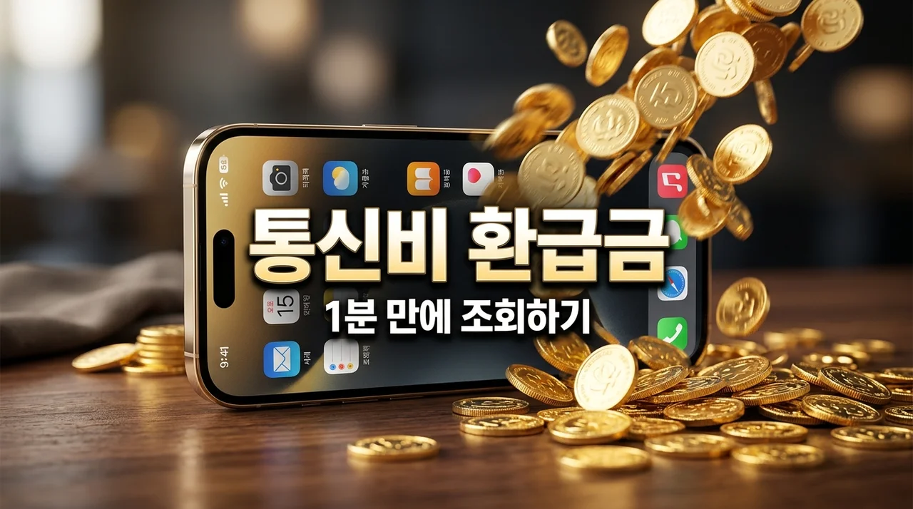 휴대폰 통신비 미환급금 조회 방법! 1분 만에 숨은 돈 찾는 법