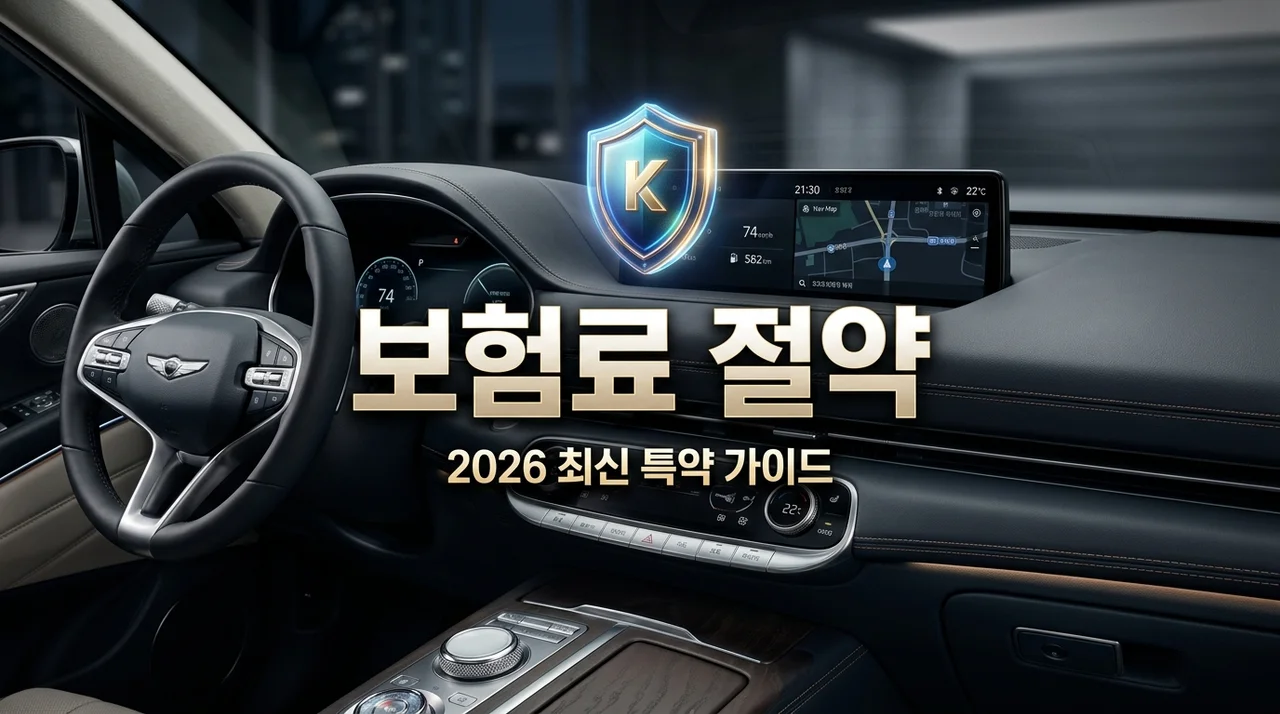 자동차 보험료 절약 특약 꿀팁 7가지! 2026년 최신 할인 가이드