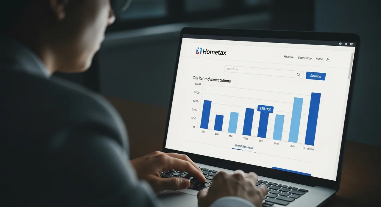 홈택스 연말정산 미리보기 이용 방법 (3단계)