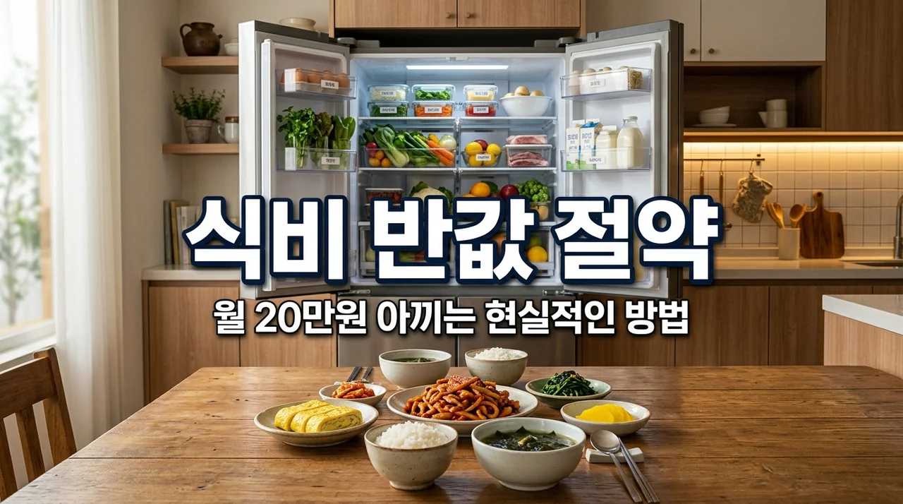 자취생 식비 줄이는 법, 월 20만원 아끼는 현실적인 절약 가이드