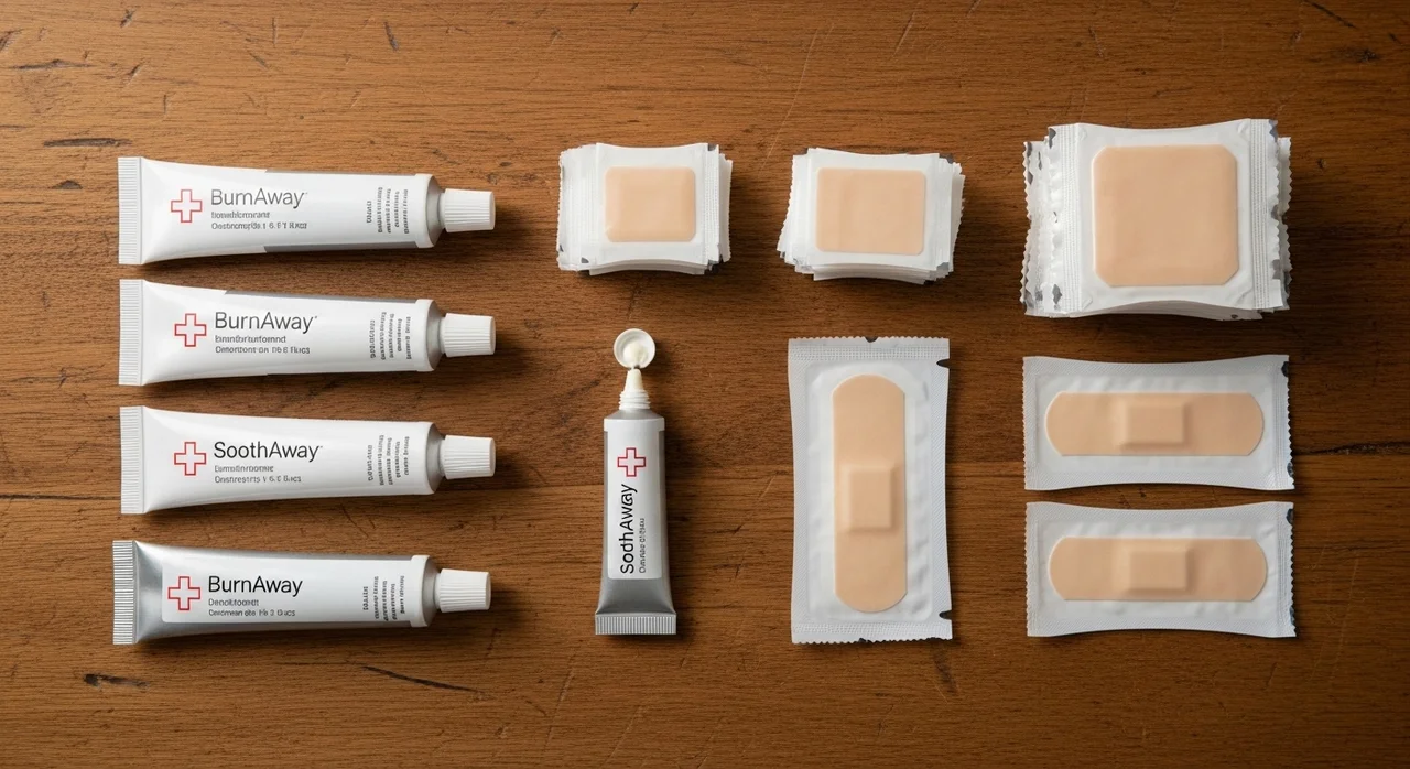 어떤 제품을 쓸까? 화상 연고 vs 습윤 밴드 비교