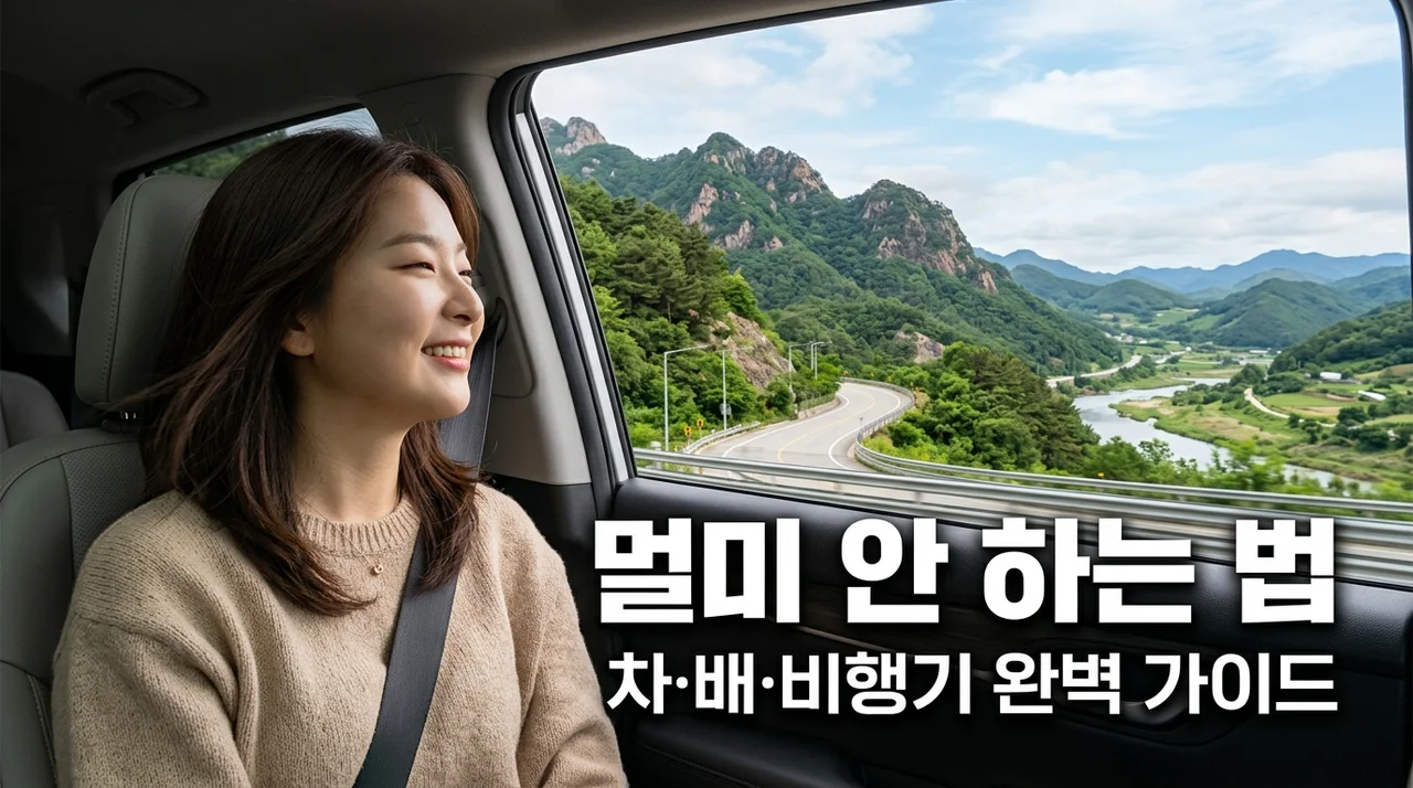 차 멀미 배 멀미 안 하는 법 7가지 | 증상 완화 및 약 복용 꿀팁